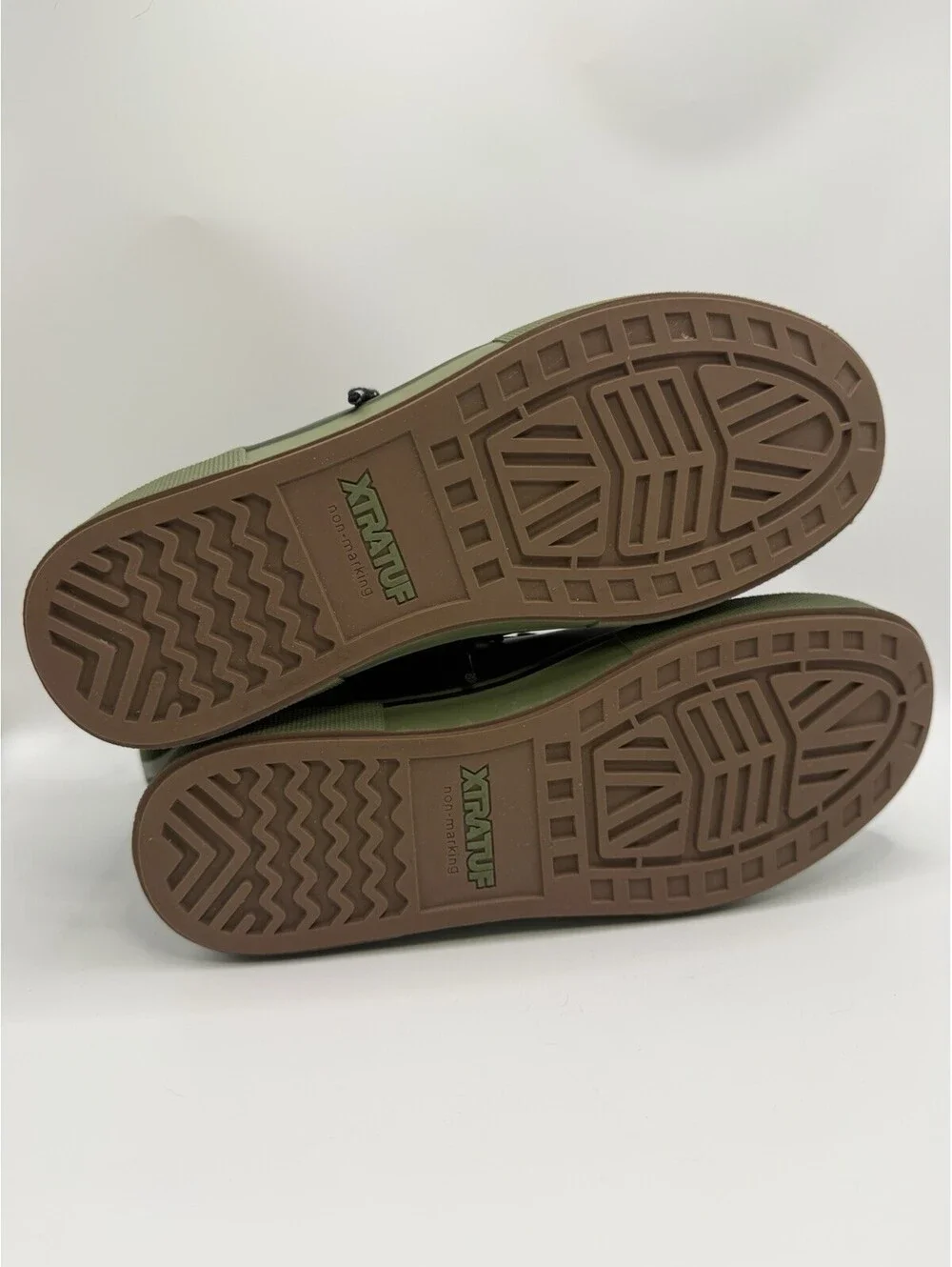 Xtratuf Men's Leather Lac Olive Lace Up Shoes LAL300 Sz 9 NWOB